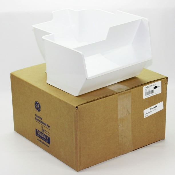 GE Refrigerator Ice Bucket Assembly WR30X10154 GE Refrigerator Ice Bucket Assembly WR30X10154